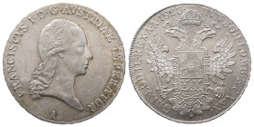 Römisch Deutsches Reich / Haus Habsburg, Franz I. 1804-1835, Konv.-Taler 1823, Wien. Dav. 7. 28,16 g. Prachtexemplar. Vorzüglich-Stempelglanz