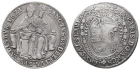 Römisch Deutsches Reich / Haus Habsburg, Erzbistum Salzburg, Paris von Lodron 1619-1653, Reichstaler 1621. 27,73 g. Dav. 3497; Zöttl 1463. Sehr schön...
