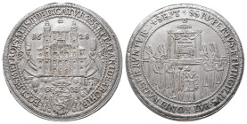 Römisch Deutsches Reich / Haus Habsburg, Erzbistum Salzburg, Paris von Lodron 1619-1653, Reichstaler 1628 auf die Domweihe. 28,57 g. Dav. 3499; Zöttl ...