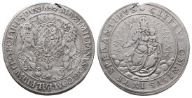 Bayern, Maximilian I. 1598-1651, Reichstaler 1622, München. 29,72 g. Dav. 6065. Selten. Schrötlingsfehler am Rand, kl. Randfehler, kl. Kratzer, sehr s...