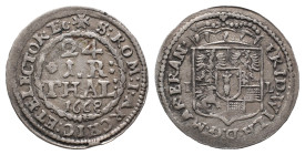 Brandenburg Preussen, Friedrich Wilhelm 1640-1688, 1/24 Taler (Groschen) 1668 IL, Berlin. 1,71 g. v. Schr. 1062-1064 var. Sehr schön