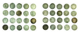 Brandenburg Preussen, Friedrich Wilhelm 1640-1688, Lot von 6 Gröscher Stücken. Alle Münzstätte Königsberg. 20 Stück. Zum Teil mit kl. Fehlern, sehr sc...