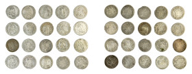 Brandenburg Preussen, Friedrich Wilhelm 1640-1688, Lot von 6 Gröscher Stücken. Alle Münzstätte Königsberg. 20 Stück. Zum Teil mit kl. Fehlern, sehr sc...