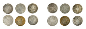Brandenburg Preussen, Kl. Lot von 1/3 Talern. 6 Stück. Enthalten sind: 1764 F, 1769 B, 1770 A, 1772 A, 1774 E und 1802 A. Kl. Kratzer (1x), sehr schön...