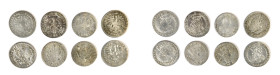 Brandenburg Preussen, Kl. Lot von 18 Gröscher Stücken. 8 Stück. Enthalten sind: 1684 (2x), 1685, 1698, 1699, 1753, 1758 (2x). Zum Teil Fehler, sehr sc...