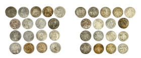 Brandenburg Preussen, Kl. Lot von 6 Gröscher Stücken. 17 Stück. Enthalten sind: 1717, 1754 (2x), 1755 (5x), 1756 (4x), 1757 (3x), 1763 und Jahreszahl ...