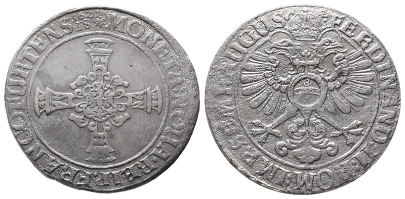 Frankfurt, Stadt, Reichstaler 1621, mit Titel Ferdinands II. 26,95 g. Dav. 5289....