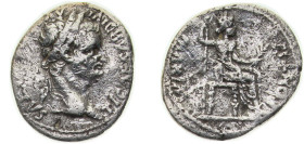Rome Roman Empire AD 14 - 37 AR Denarius - Tiberius (PONTIF MAXIM) Silver Lugdunum, Gaul Mint 3.59g VF RIC I 30 OCRE ric.1(2).tib.30