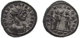 Rome Roman Empire AD 270 - 275 BL Antoninianus - Aurelianus (PROVIDEN DEOR; Fides) Silver Ticinum Mint 3.94g UNC RIC V.1 152 OCRE ric.5.aur.152