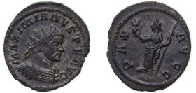 Rome Roman Empire AD 294 BL Antoninianus - Maximianus (PAX AVGG; Pax) Silver Lugdunum Mint 4.47g UNC RIC V.2 408