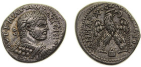 Rome Edessa Roman provinces, Mesopotamia AD 215-217 AR Tetradrachm - Caracalla Silver Edessa mint 13.92g AU Prieur 845