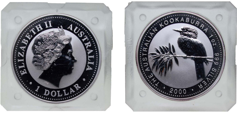 Australia Commonwealth 2000 1 Dollar - Elizabeth II (4th Portrait - Australian K...