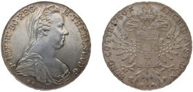 Austria 1780 1 Thaler - Maria Theresia (Morden Restrike) Silver (.833) 28.1g BU KM T1 Y 55 G 2