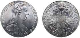 Austria 1780 1 Thaler - Maria Theresia (Morden Restrike) Silver (.833) 28.13g BU KM T1 Y 55 G 2
