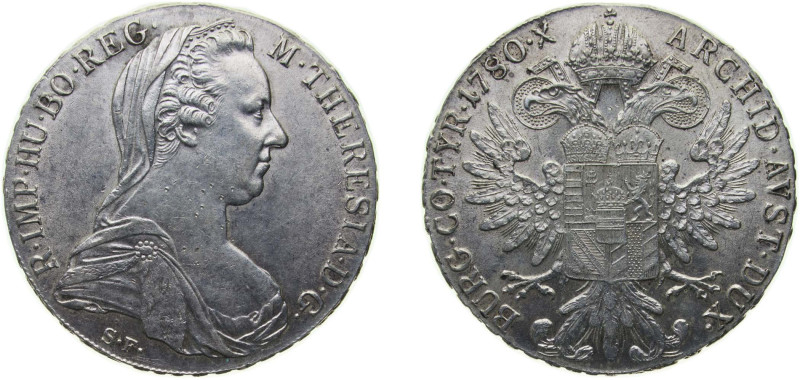 Austria 1780 1 Thaler - Maria Theresia (Morden Restrike) Silver (.833) 28.08g UN...