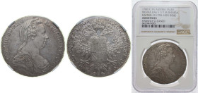 Austria Archduchy of Austria Holy Roman Empire 1780 IC-FA 1 Thaler - Maria Theresia (Vienna) Silver (.833) Vienna Mint 28.067g NGC AU Surface hairline...