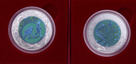 Austria Second Republic 2014 25 Euro (Evolution) Bimetallic: niobium centre in silver (.900) ring Vienna Mint (65000) 16.5g BU KM 3227