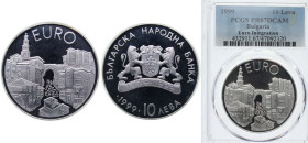 Bulgaria Republic 1999 10 Leva (Plovdiv House) Silver (.925) Sofia Mint (20000) 23.33g PCGS PR 67 KM 249