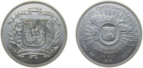 Dominican Republic Fourth Republic 1974 1 Peso (Central American and Caribbean Games) Silver (.900) Royal Mint (50000) 26.7g BU KM 35