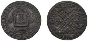 France Kingdom ND Counter token Bronze 2.71g XF