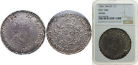 France Kingdom 1783 L 1 Écu - Louis XVI Silver (.917) Bayonne Mint 29.488g NGC AU58 Top Pop Dy royales 1708 GadR 356 KM 564 Ciani 2187