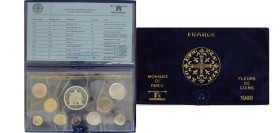 France Fifth Republic 1980 Francs set (10 Lots) Paris Mint BU