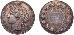 France Third Republic 1898 Medal - Ministere de L'Instruction Publique Silver 65.76g UNC