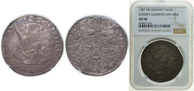 Germany Electorate of Saxony (Albertinian Line) Holy Roman Empire 1587 HB 1 Thaler - Christian I Silver 28.97g NGC AU 58 MB 251 Dav ECT 9806 Keil/Kahn...