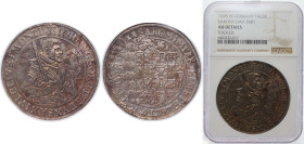 Germany Electorate of Saxony (Albertinian Line) Holy Roman Empire 1628 HI 1 Thaler - John George I Silver Dresden Mint 29g NGC AU Tooled KM 132 Cl/Kah...