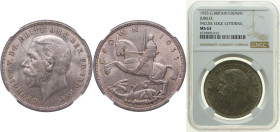 Great Britain United Kingdom 1935 1 Crown - George V (Silver Jubilee) Silver (.500) Royal Mint (Tower Hill) (714769) 28.28g NGC MS 63 KM 842 Sp 4048 S...