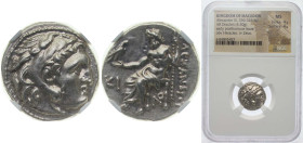 Greece (ancient) Kingdom of Macedonia 310-301 BC AR Drachm - Cassander (in the name/type of Alexander III) Silver Lampsakos Mint 4.3g NGC MS 4/5 4/5 P...