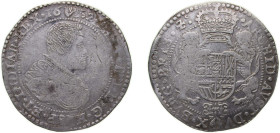 Low countries feudal Duchy of Brabant Spanish possession 1652 1 Ducaton - Philip IV (Second bust) Silver (.944) Antwerp Mint 32.48g VF GH 327-1b-II KM...