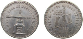 Mexico United Mexican States 1949 Mo 1 Onza Silver (.925) Mexico City Mint (1000000) 33.71g AU KM M49a