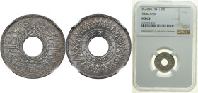 Thailand Kingdom BE 2484 (1941) 10 Satang - Rama VIII Silver (.650) 2.5g NGC MS 65 Y 56