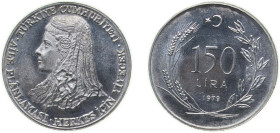 Turkey Republic 1979 150 Lira (FAO) Silver (.800) Istanbul Mint (2500) 8.91g UNC KM 929.2