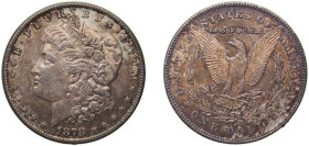 United States Federal republic 1878 S 1 Dollar "Morgan Dollar" Silver (.900) (.100 copper) San Francisco Mint (9744000) 26.73g UNC KM 110