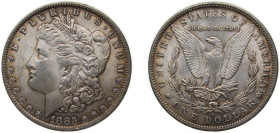United States Federal republic 1883 O 1 Dollar "Morgan Dollar" Silver (.900) (.100 copper) New Orleans Mint (8725000) 26.73g UNC KM 110