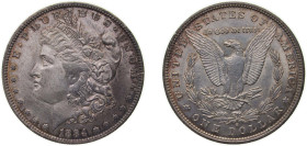 United States Federal republic 1884 O 1 Dollar "Morgan Dollar" Silver (.900) (.100 copper) New Orleans Mint (9730000) 26.79g UNC KM 110