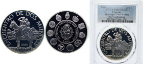 Uruguay Oriental Republic of Uruguay 2000 250 Pesos Uruguayos ("The man and his horse") Silver (.925) Mexico City Mint (8000) 27g PCGS PR 67 KM 117 Sc...