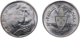 Vatican City City State 1975 500 Lire - Paul VI (Holy Year - Forgiveness) Silver (.835) Rome Mint (200000) 11g BU KM 131