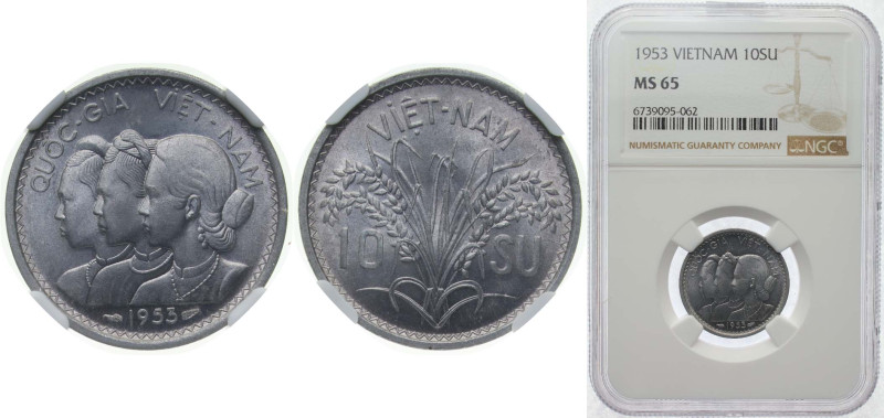 Vietnam South Vietnam French puppet state 1953 10 Su - Bảo Đại Aluminium Paris M...