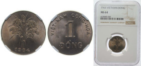 Vietnam South Vietnam Military Revolutionary Council 1964 1 Đồng Copper-nickel (75% Copper, 25% Nickel) (190000000) 4g NGC MS 64 KM 7 Schön 41