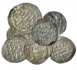 7 monedas del Emirato: Hisam I, Al Haquem I, Mohammad I (4) y Abd al Rahmán III. MBC/MBC+.