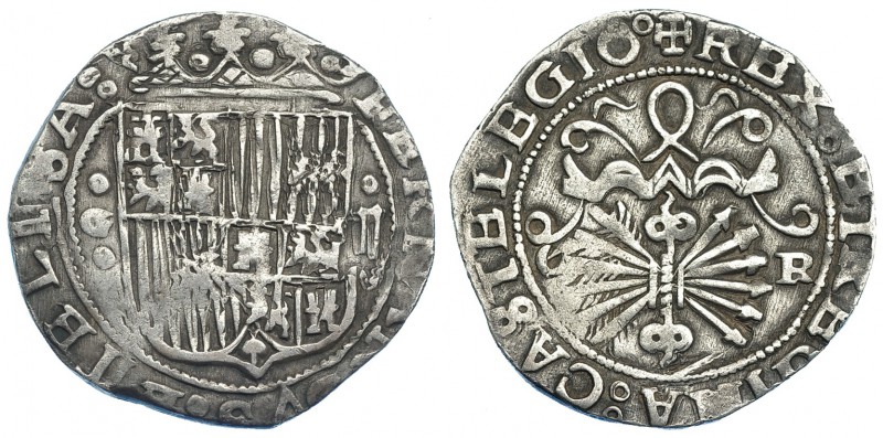 2 reales. Granada. R en el rev. CA-249. MBC.