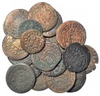 13 monedas: 16 maravedís (16) y 8 maravedís (7). 1661-1664. Burgos, Córdoba, Coruña (8 maravedís), Cuenca, Granada (3, una falsa de época), Madrid (5 ...