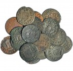19 monedas de 16 maravedís. 1662-1664. Burgos (2), 1662 y 1664; Córdoba, 1663; Coruña (2), 1662 y 1664: Cuenca, 1663; Granada, 1664; Madrid (4), 1662 ...