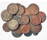 41 monedas diferentes. maravedí (3), 2 maravedís (9), 4 maravedís (16) y 8 maravedís (13). De BC a EBC-.