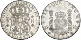 8 reales. 1766. México. MF. VI-924. MBC.
