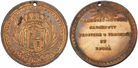 Medalla de proclamación. 1790. Campeche. AE 39,5 mm. H-122 vte. MPN-233. R.B.O. Agujero. EBC-.