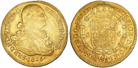 8 escudos. 1815. Popayán. JF. VI-1517. R.B.O. MBC+/EBC-.